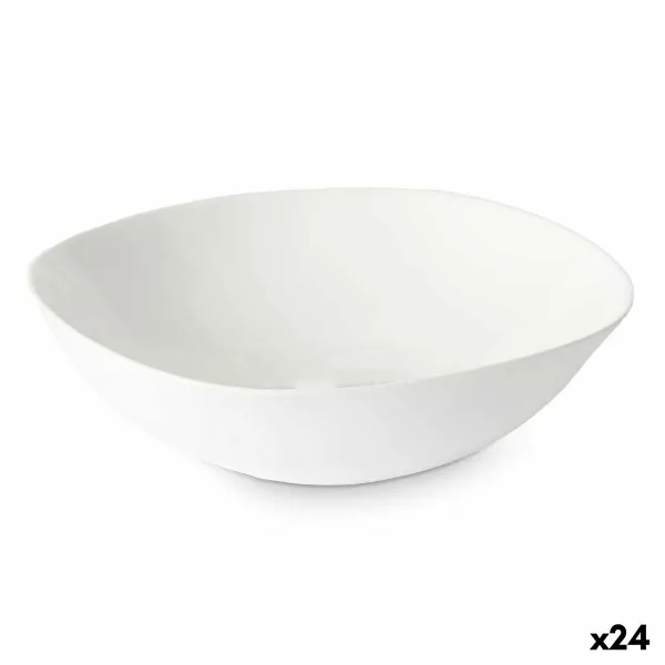 Поднос Vivalto Белый Опаловое стекло Квадратный 21,5 x 7 x 21,5 cm (24 штук)