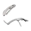 Corkscrew with foil cutter and bottle opener Wooow Stainless steel 36 Units