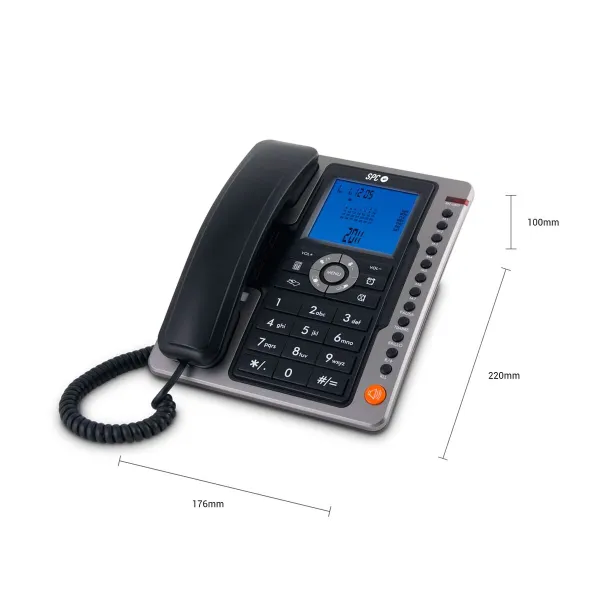 Landline Telephone SPC Gramo Blue Black