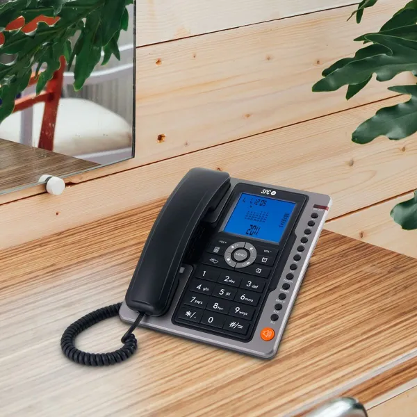 Landline Telephone SPC Gramo Blue Black