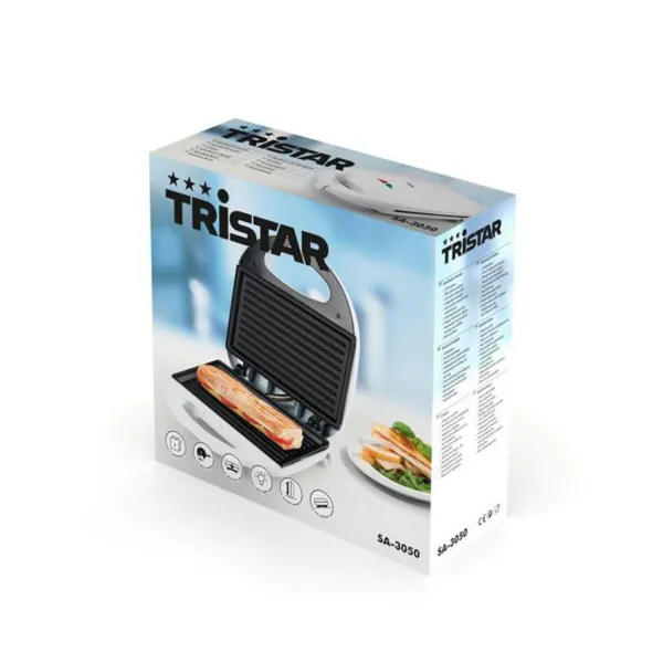 Бутербродница Tristar SA-3050 750W Белый Чёрный 750 W