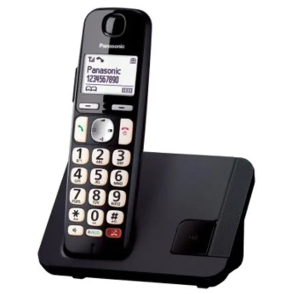 Wireless Phone Panasonic KXTGE250SPB White Black