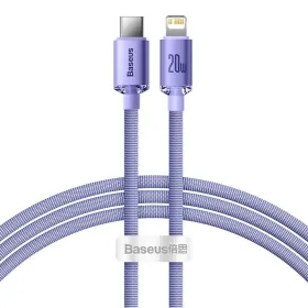 USB-C-Lightning Kaabel Baseus CAJY000205 Lilla 1,2 m