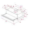 Liesituuletin Teka CNL6415BK 60 cm 385 m3/h 64 dB 110W