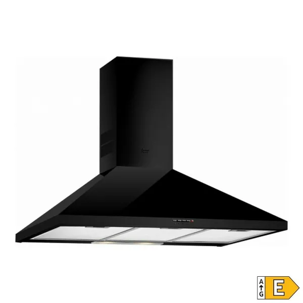Parastais pārvalks Teka CAMPANA DBB 90 NEGRO 90 cm 63 dB Melns