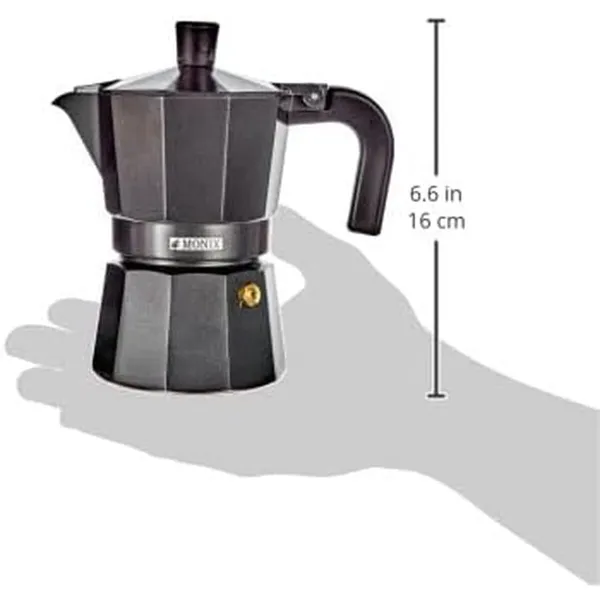 Italian Coffee Pot Monix Braisogona_M640003 Black