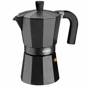 Italian Coffee Pot Monix Braisogona_M640006 Black 6 Cups