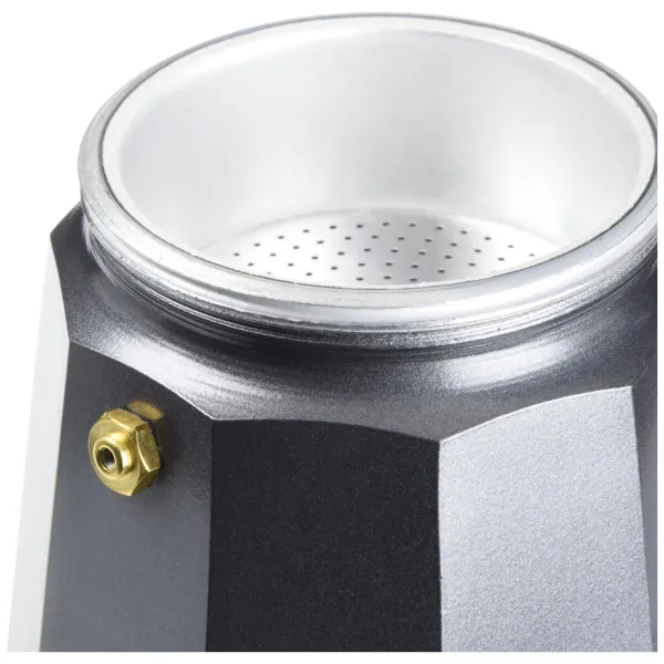 Итальянская Kофеварка Monix Braisogona_M640006 Чёрный Алюминий 6 Чашки