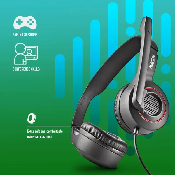 Headphones NGS MSX 11 PRO Black