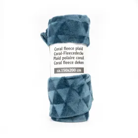 Blanket 150x200cm (navy blue) (pattern 02)