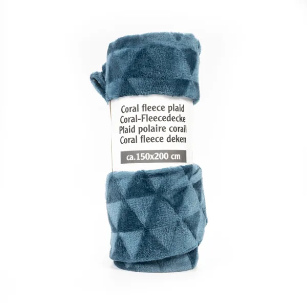 Blanket 150x200cm (navy blue) (pattern 02)