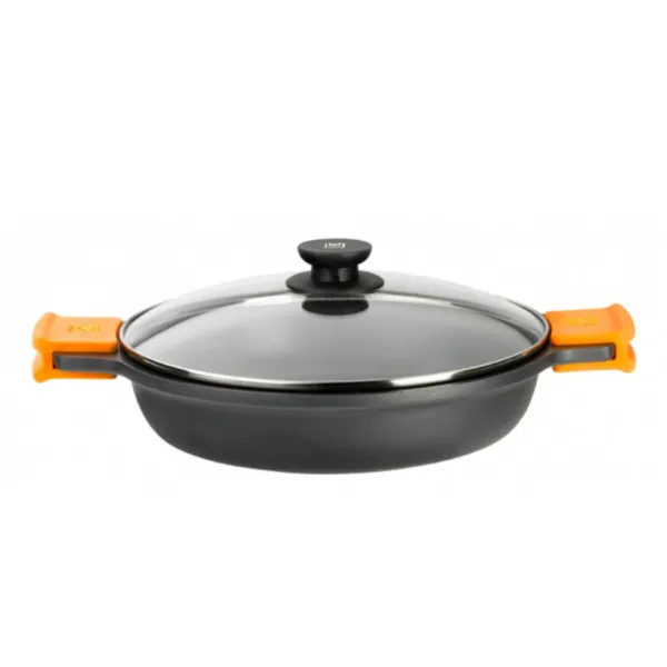 Кастрюля со стеклянной крышкой BRA A270540 Чёрный 9 L (1 штук)
