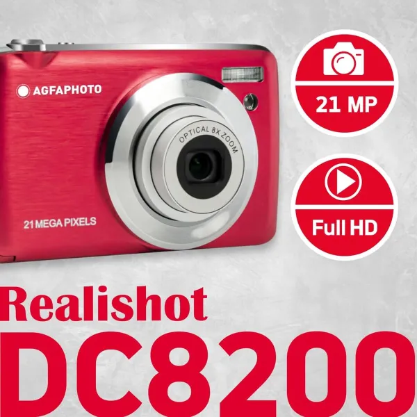 Digital Camera Agfa DC8200 Red