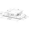 Традиционная вытяжка Mepamsa ISLA CIELO 120 120 cm 720 m³/h 145W A+ Белый
