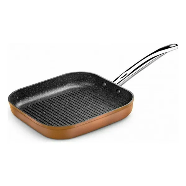 Keptuvė su banguotu paviršiumi Monix M740030 Grill 28 cm Grūdintas aliuminis (4 Dalys) (4 vnt.)
