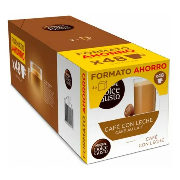Kavos kapsulės Nescafé Dolce Gusto Cafe Au Lait (48 uds)