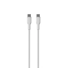 PURO ICON Soft Cable - Kabel USB-C do USB-C 1,5 m (White)