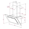 Liesituuletin Teka 112930042 70 cm 700 m3/h 61 dB 280W Valkoinen A+