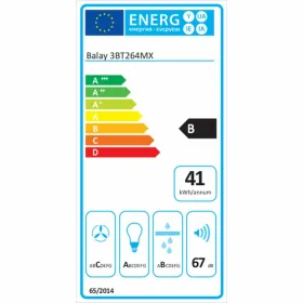 Įprastas gaubtas Balay 243107 60 cm 387 m3/h Plienas