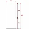 Комбинированный холодильник Teka NFL345  Белый (188 x 60 cm)