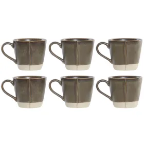 Набор чашек Home ESPRIT Зеленый город 160 ml