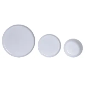 Dinnerware Set Home ESPRIT White Porcelain Modern 18 Pieces