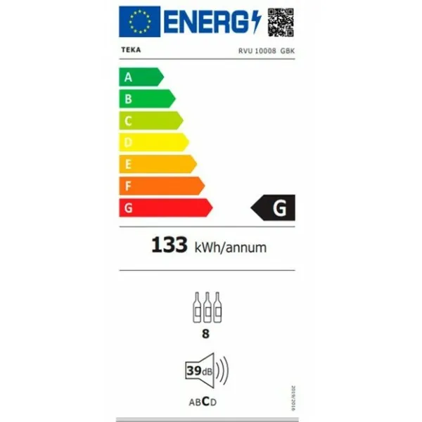Винотека Teka RVU10008 25 L 70 W