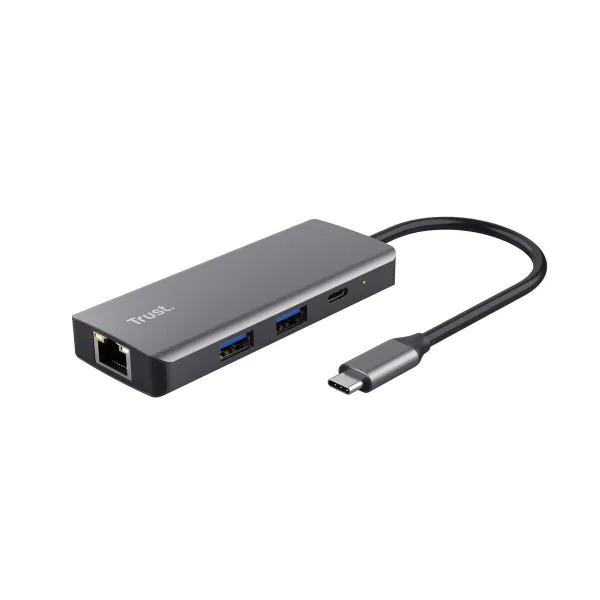 USB-разветвитель Trust 24968 Серебристый