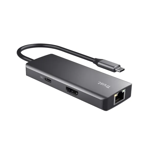 USB-разветвитель Trust 24968 Серебристый
