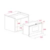 Mikroaaltouuni Teka ML 8220 BIS Harmaa 1200 W 22 L