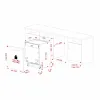 Astianpesukone Teka DFI 46950 XL Musta 60 cm