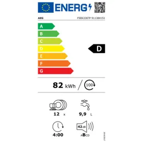 Indų plovimo mašina AEG FSE63307P 54,7 cm