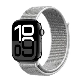 Crong Nylon - Sport Band for Apple Watch 44/45/46/49 mm (Silver Gray)