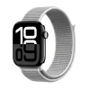 Crong Nylon - Sport Band for Apple Watch 44/45/46/49 mm (Silver Gray)