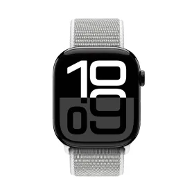 Crong Nylon - Sport Band for Apple Watch 44/45/46/49 mm (Silver Gray)