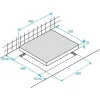 Stiklo keramikos kaitlentė BEKO HIC63402T 60 cm 58 cm 5700 W