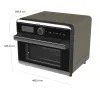 Airfryer IMETEC FRIGGI LEGGERO Musta Harmaa 1550 W