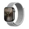 Crong Nylon - Sport Band for Apple Watch 44/45/46/49 mm (Silver Gray)