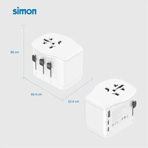 Virta-adapteri Simon