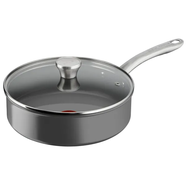 Casserole with lid Tefal C4243253 Grey Ø 24 cm