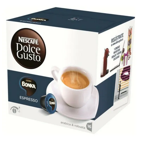 Kavos kapsulės Dolce Gusto Espresso Bonka 3 Dalys (16 vnt.)