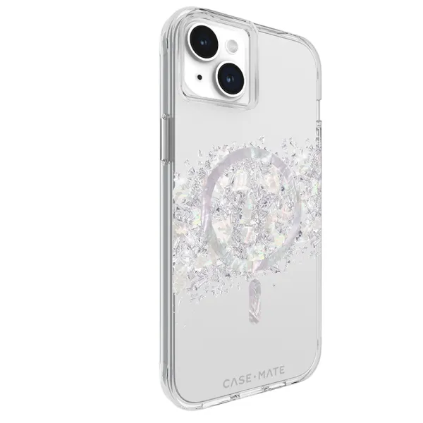 Case-Mate Karat MagSafe - iPhone 15 Plus Case with Mother of Pearl (A Touch of Pearl)