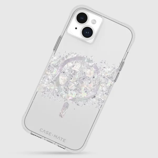 Case-Mate Karat MagSafe - iPhone 15 Plus Case with Mother of Pearl (A Touch of Pearl)