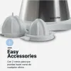 Электрическая соковыжималка Universal Blue JUICY Белый Сталь 300 W