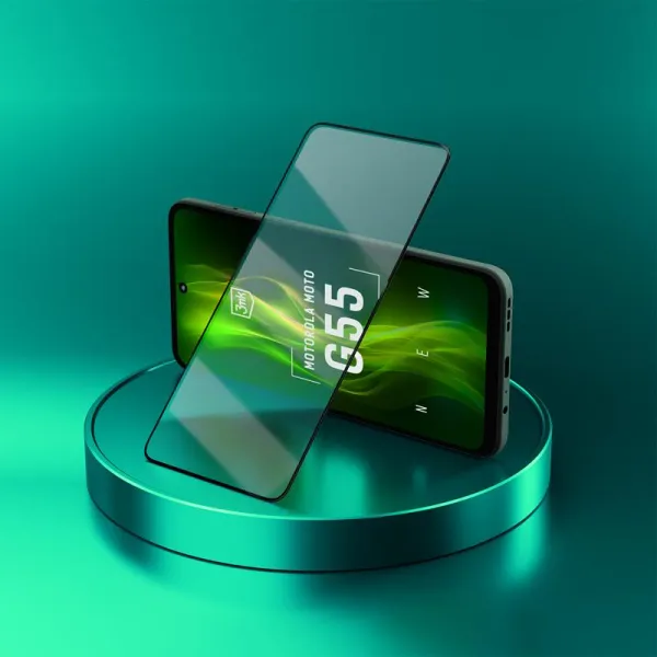 3mk HardGlass Max Lite - Tempered glass for Motorola Moto G55 5G (Black)