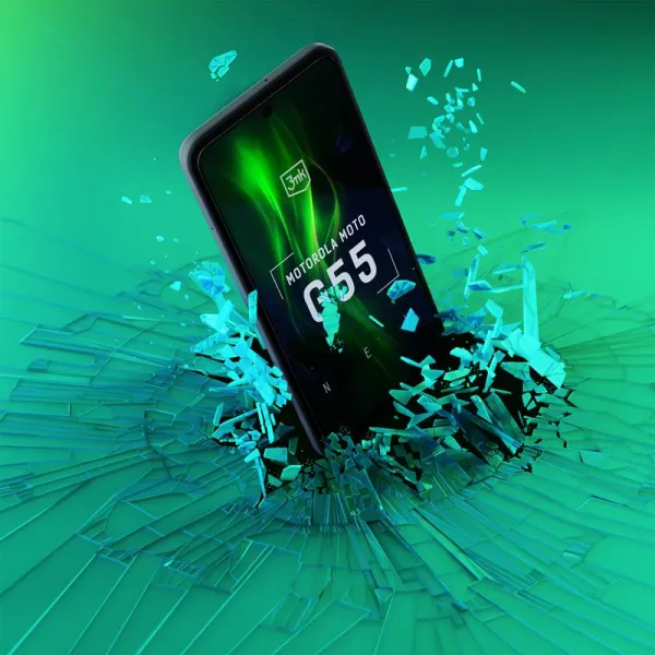 3mk HardGlass Max Lite - Tempered glass for Motorola Moto G55 5G (Black)