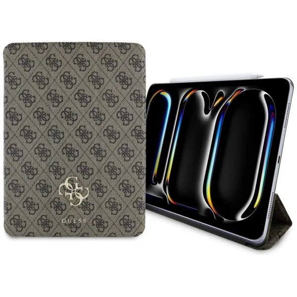 Guess Magnetic 4G Big Logo - Case iPad Pro 11" M4 (2024) (brown)