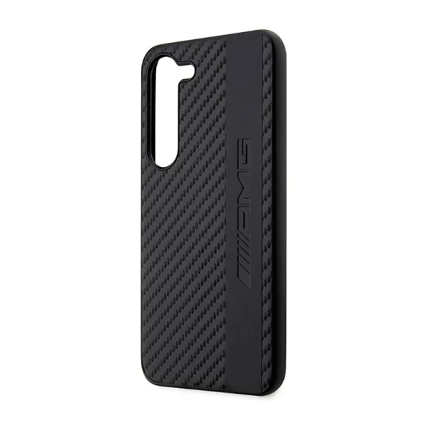AMG Carbon Stripe & Embossed - Case for Samsung Galaxy S23+ (Black)