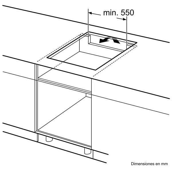 Индукционная Панель BOSCH PID612BB1E 59,2 cm 7400 W