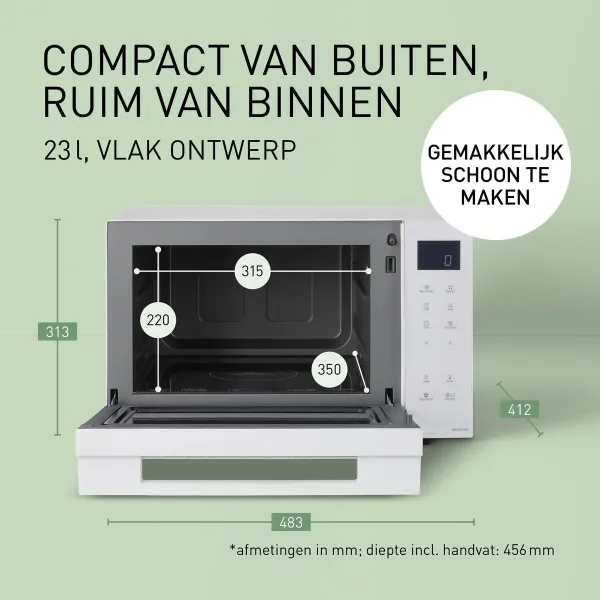Микроволновая Печь с Грилем Panasonic NNDF37PWEPG Белый 1000 W 23 L (Пересмотрено A)